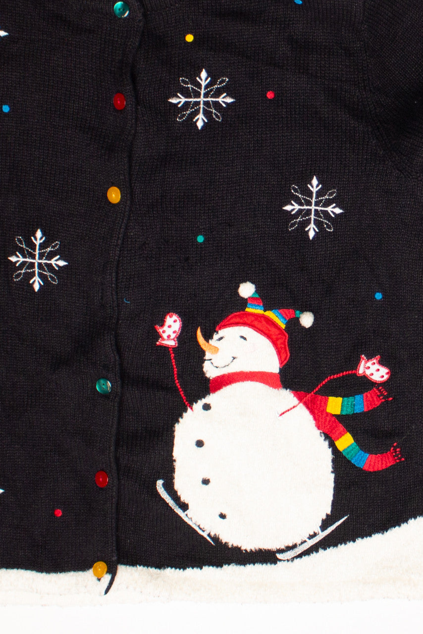 Black Ugly Christmas Cardigan 58649