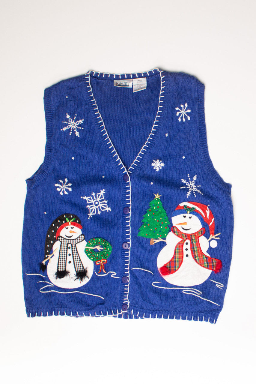 Blue Ugly Christmas Vest 58651