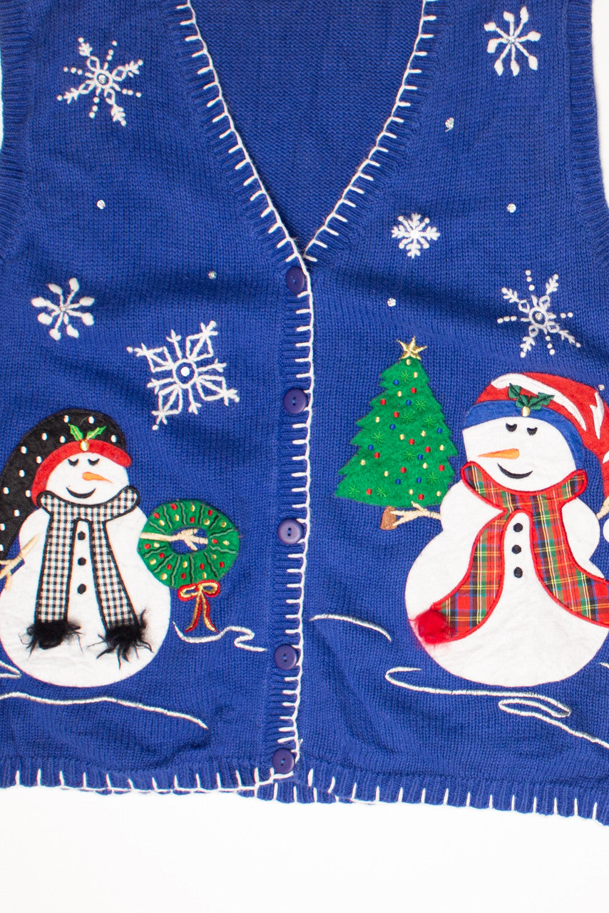 Blue Ugly Christmas Vest 58651