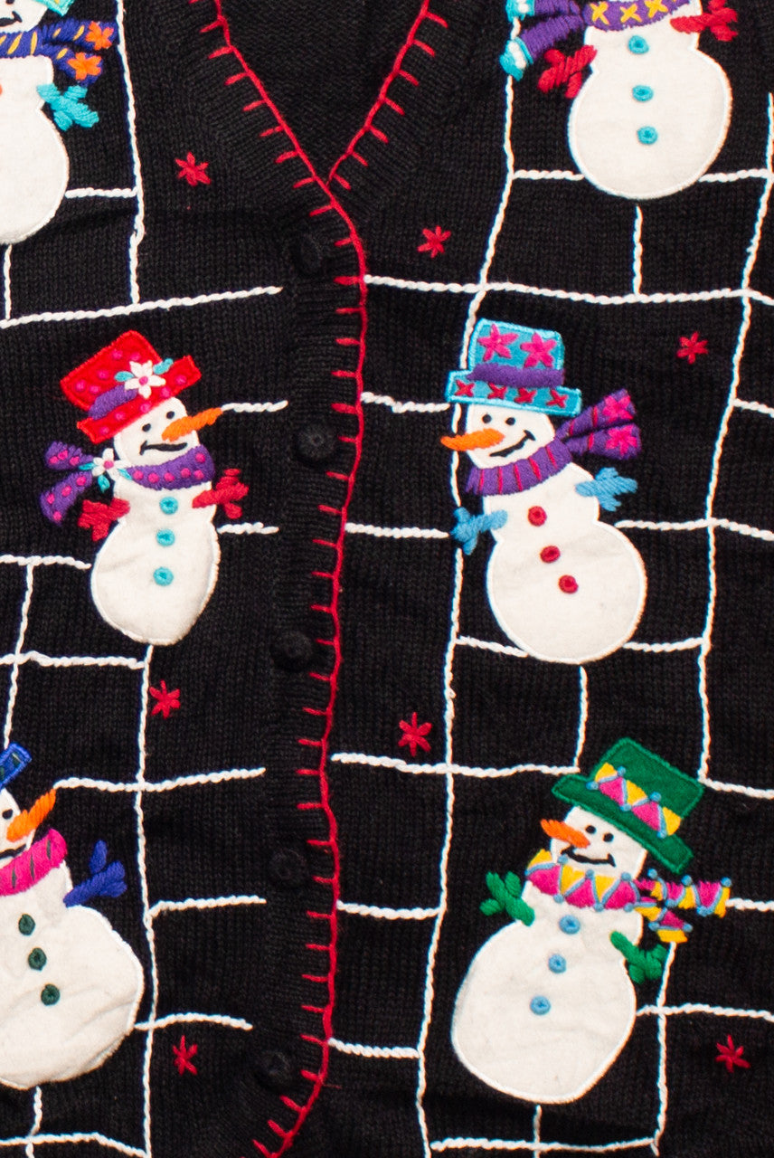 Black Ugly Christmas Vest 58660