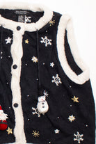 Santa and Snowman Tassle Ugly Christmas Vest 58662