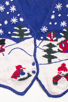 Blue Ugly Christmas Vest 58666