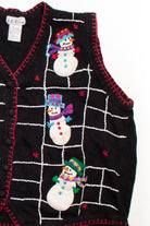 Black Ugly Christmas Vest 58667
