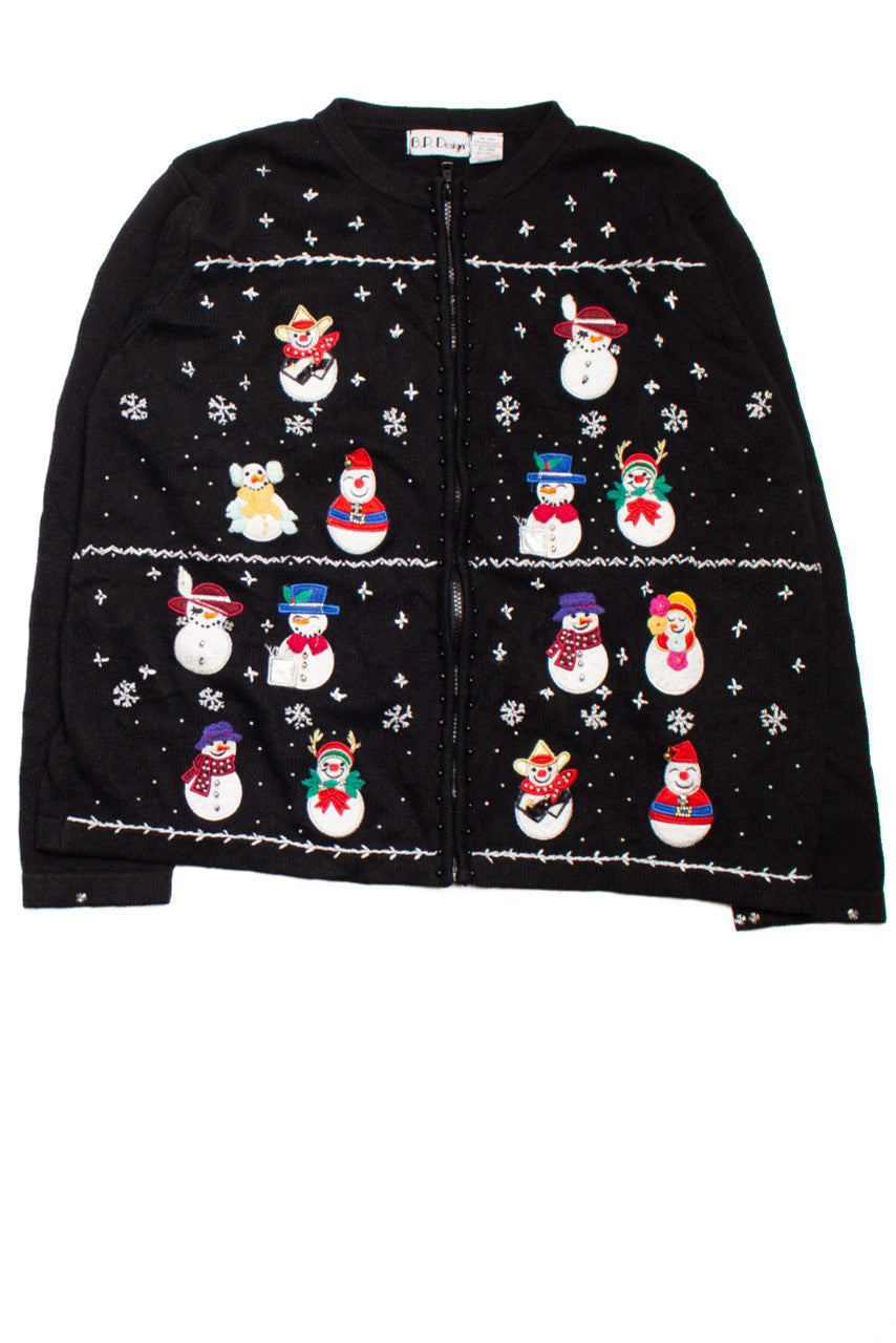 Black Ugly Christmas Cardigan 58668
