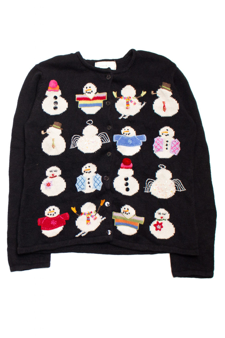 Black Ugly Christmas Cardigan 58671