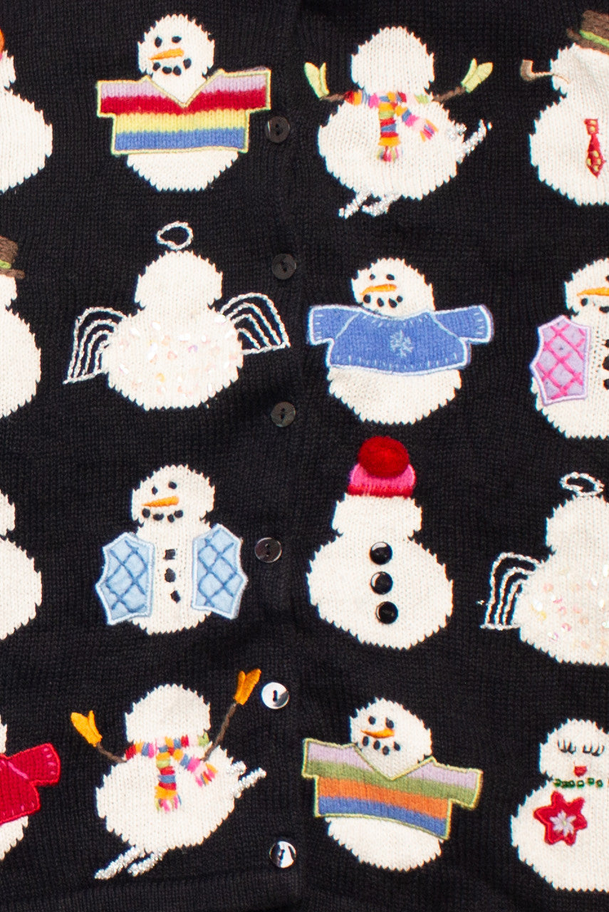 Black Ugly Christmas Cardigan 58671