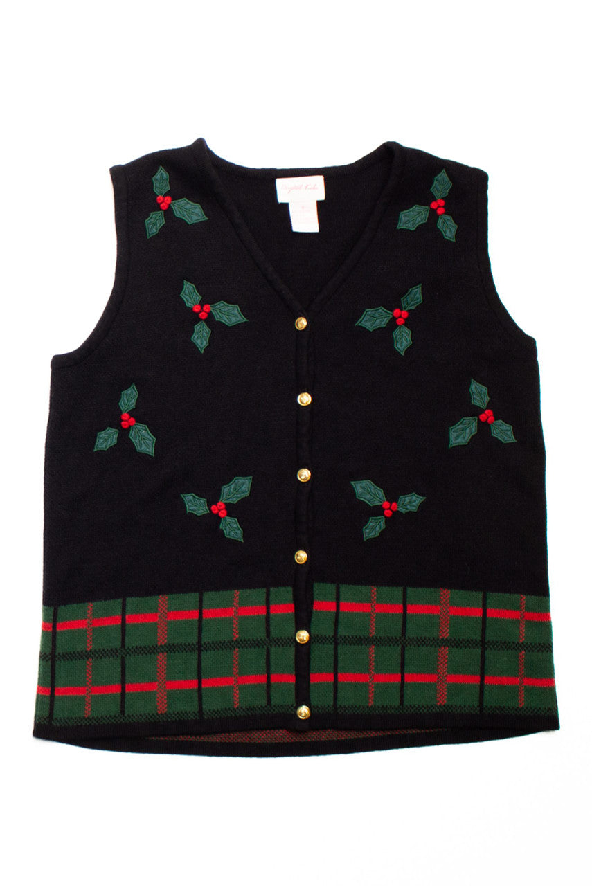 Black Ugly Christmas Vest 58672