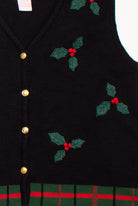 Black Ugly Christmas Vest 58672