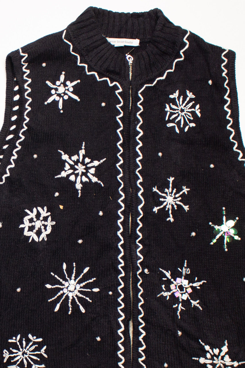 Black Ugly Christmas Vest 58677