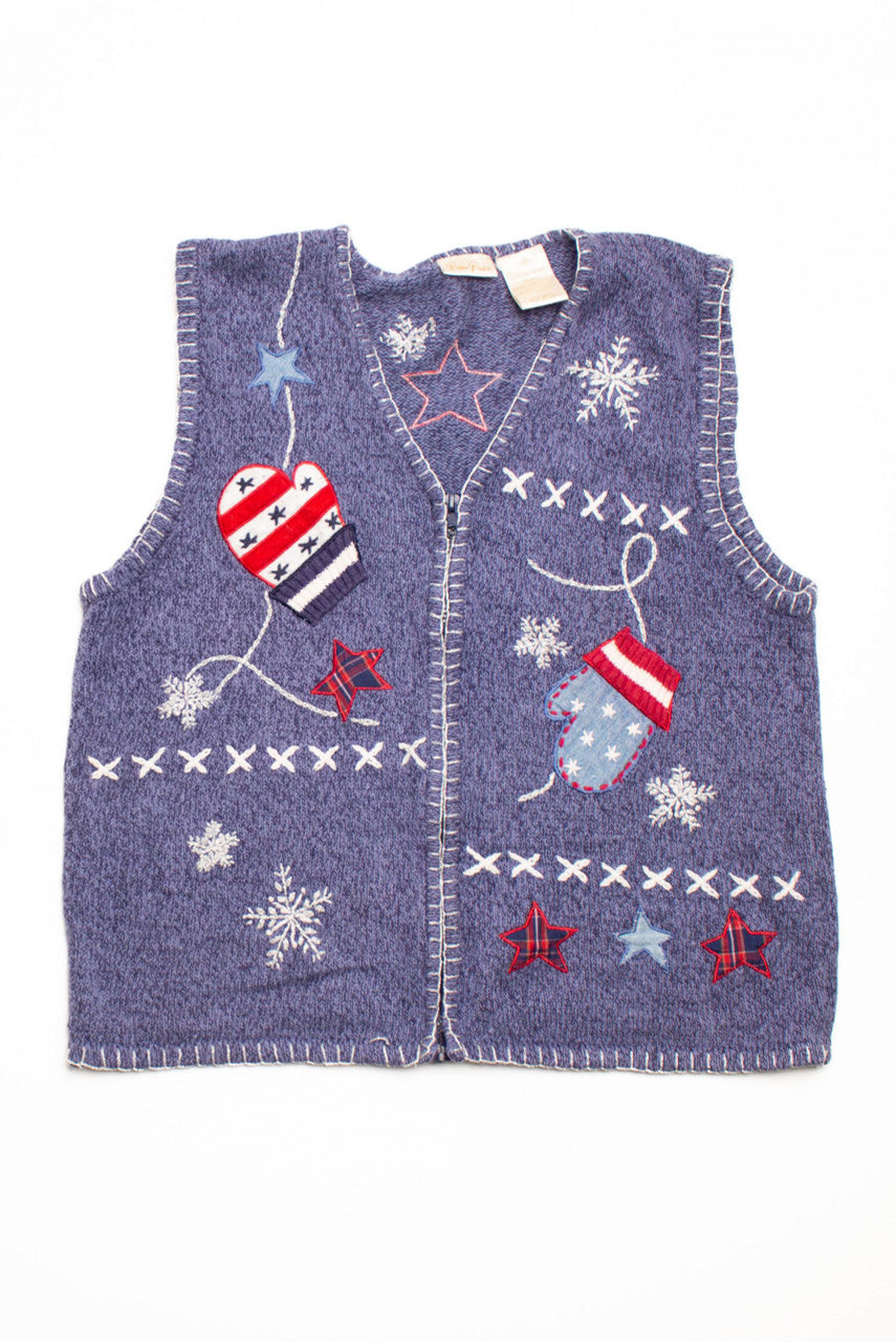 Blue Ugly Christmas Vest 58679