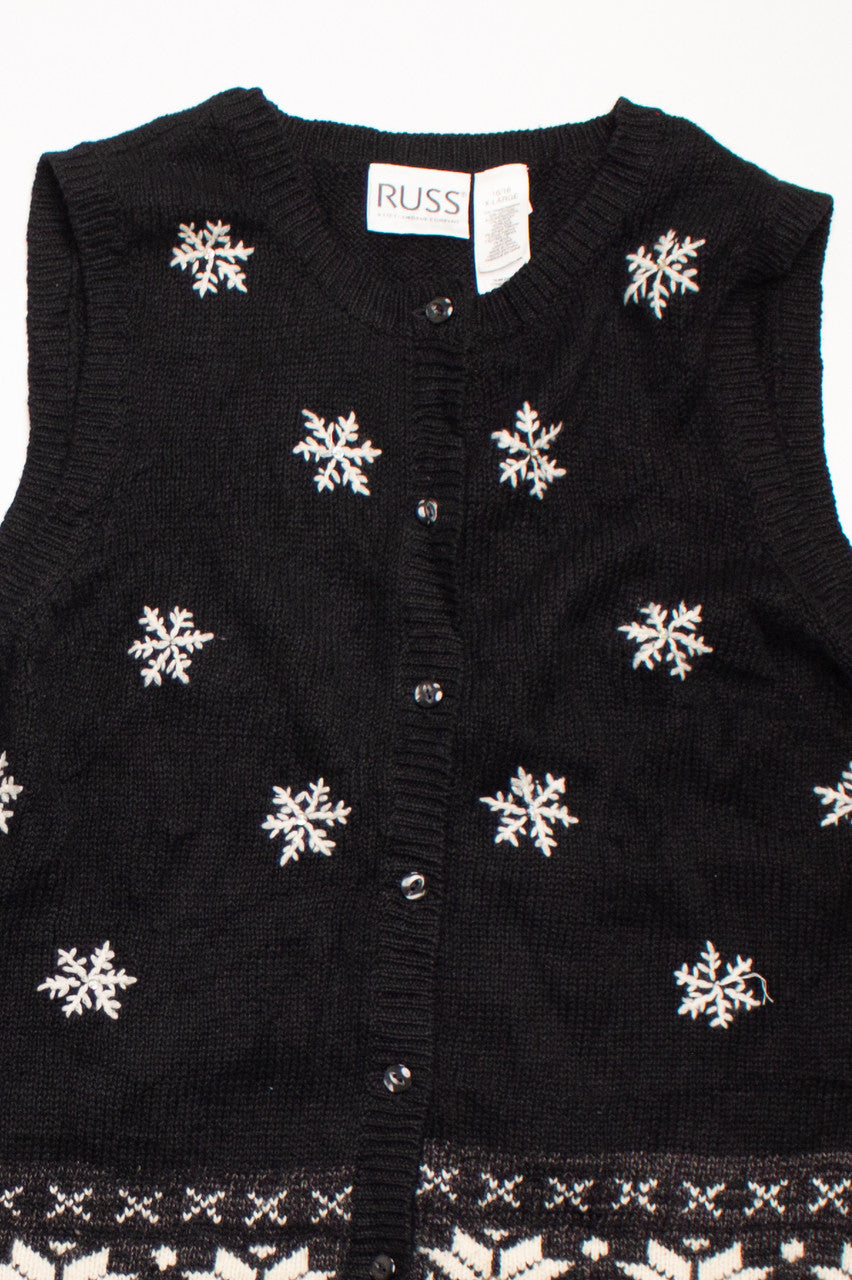 Black Ugly Christmas Vest 58680