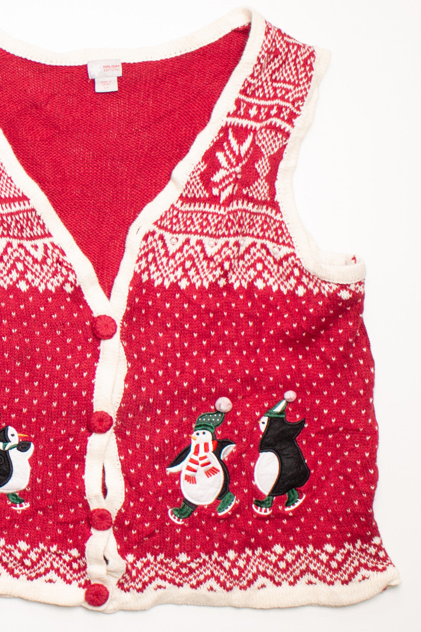 Red Ugly Christmas Vest 58681