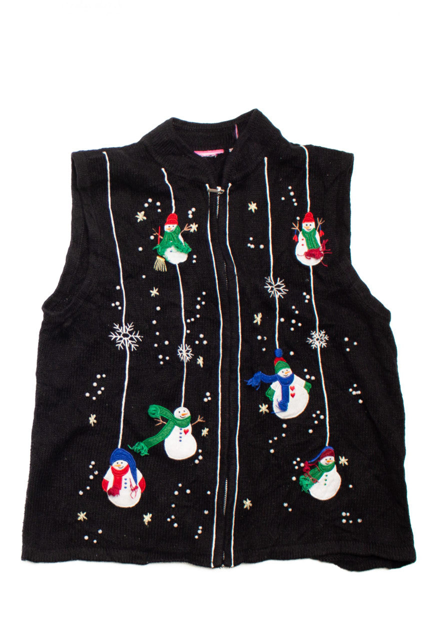 Black Ugly Christmas Vest 58682