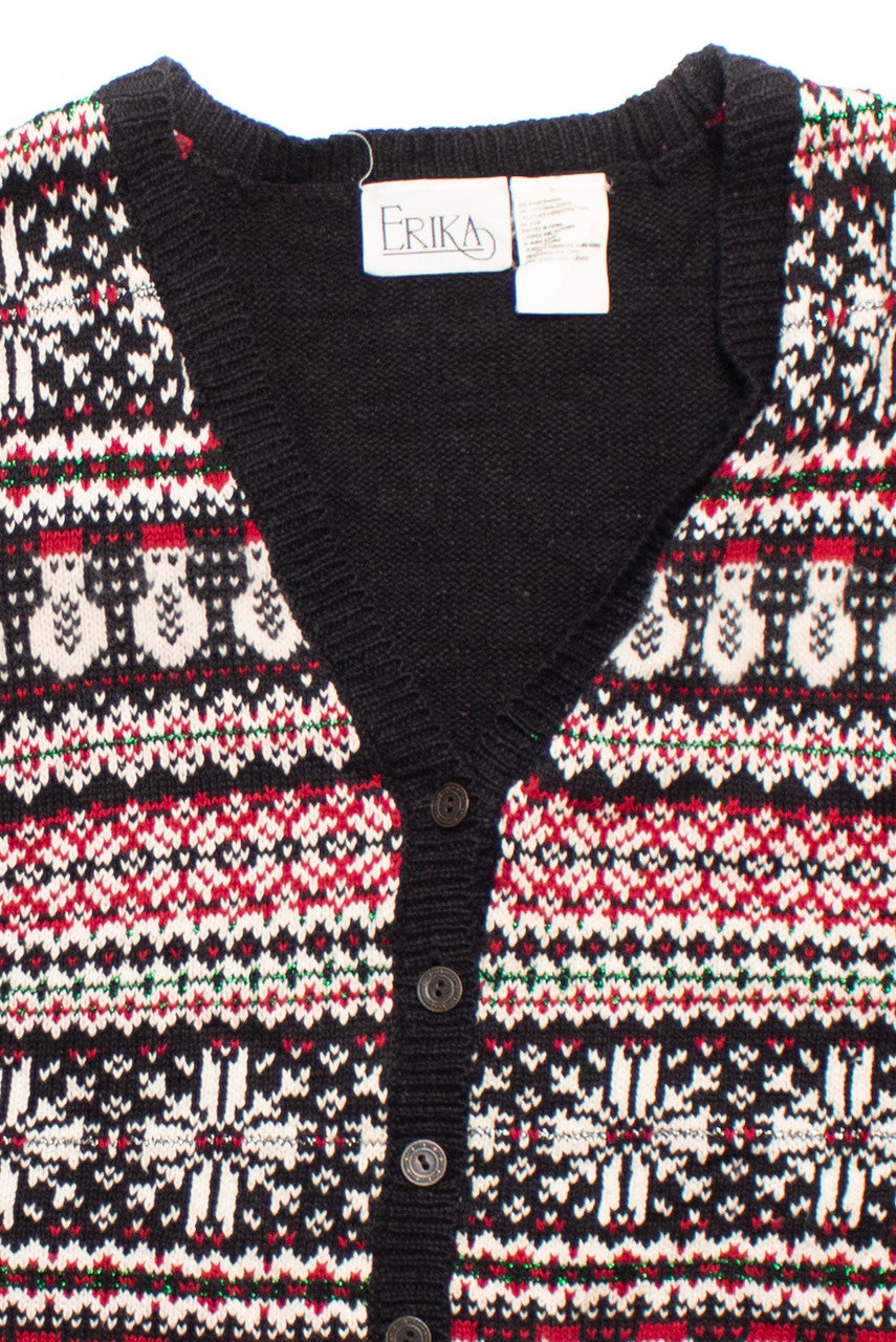 Black Ugly Christmas Vest 58684