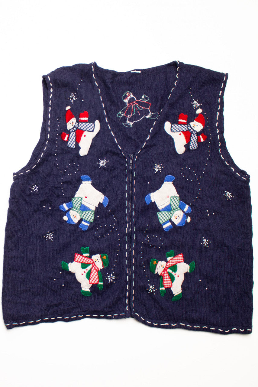 Blue Ugly Christmas Vest 58690