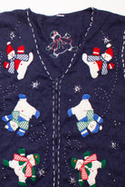 Blue Ugly Christmas Vest 58690