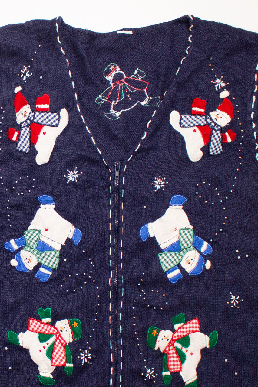Blue Ugly Christmas Vest 58690