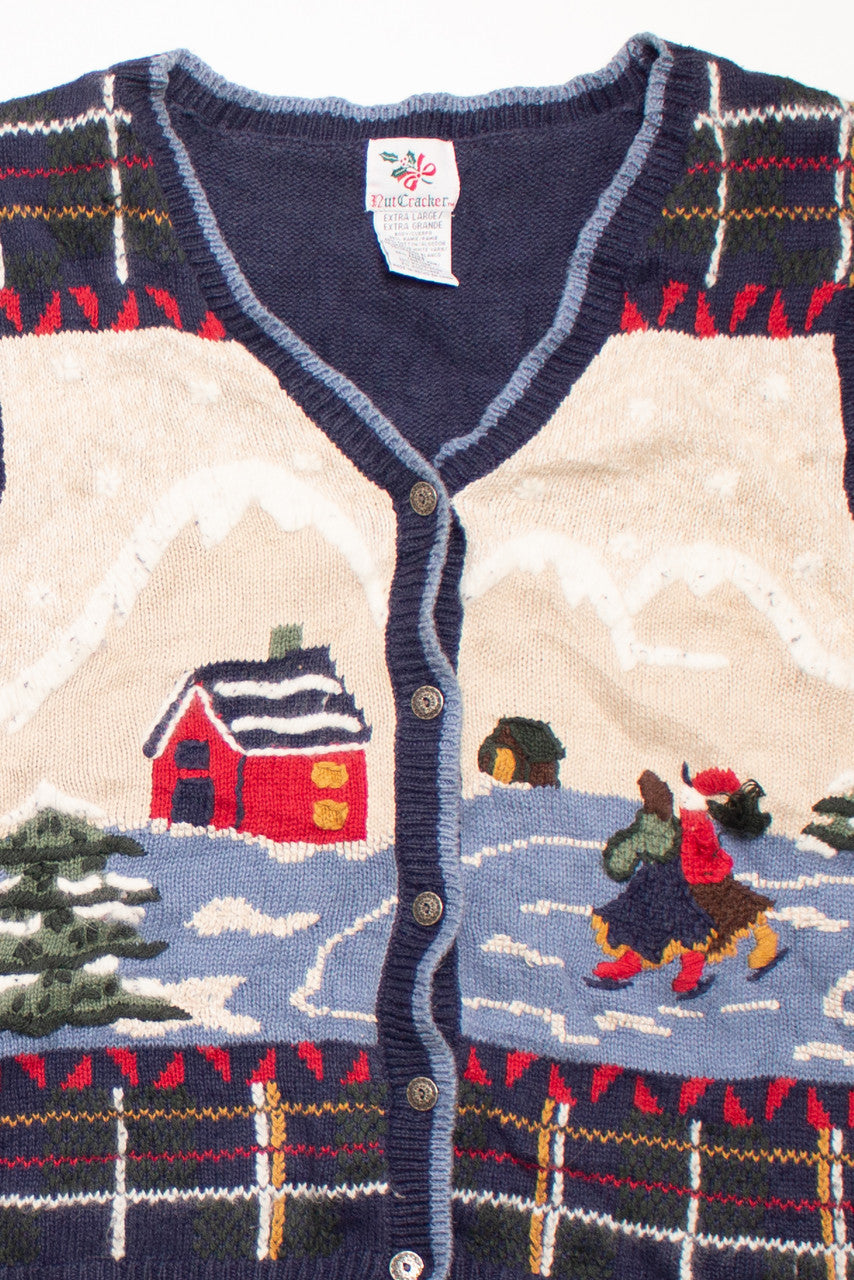Blue Ugly Christmas Vest 58691