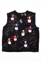 Black Ugly Christmas Vest 58707