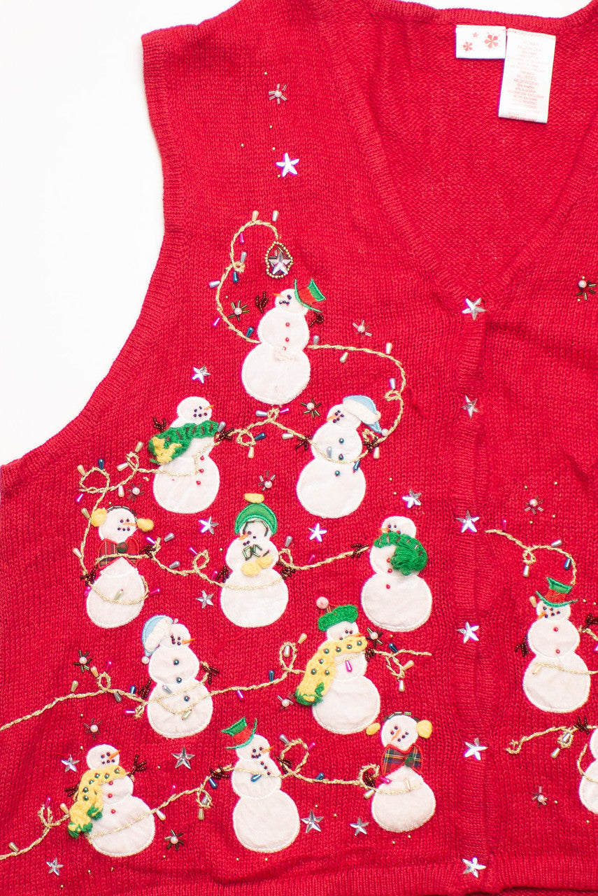 Red Ugly Christmas Vest 58711