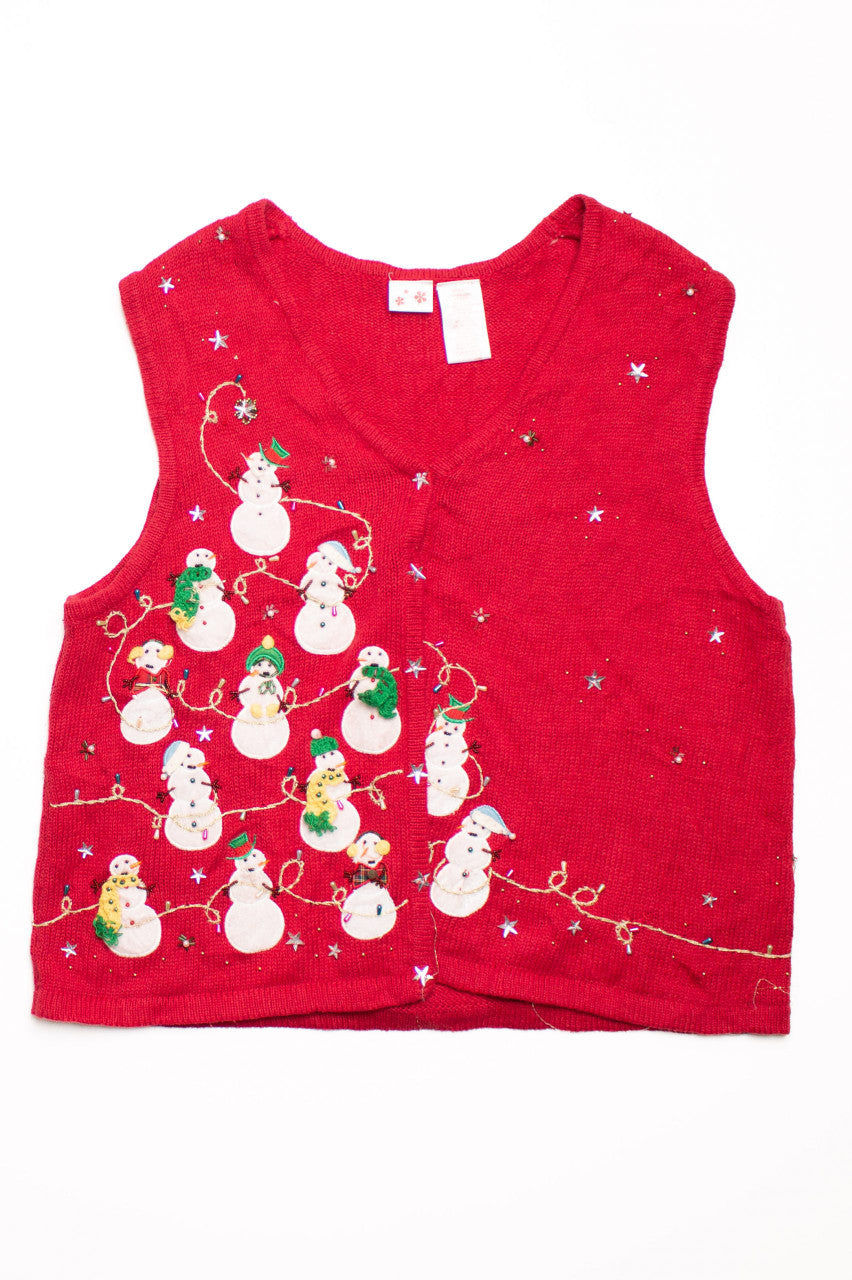Red Ugly Christmas Vest 58713