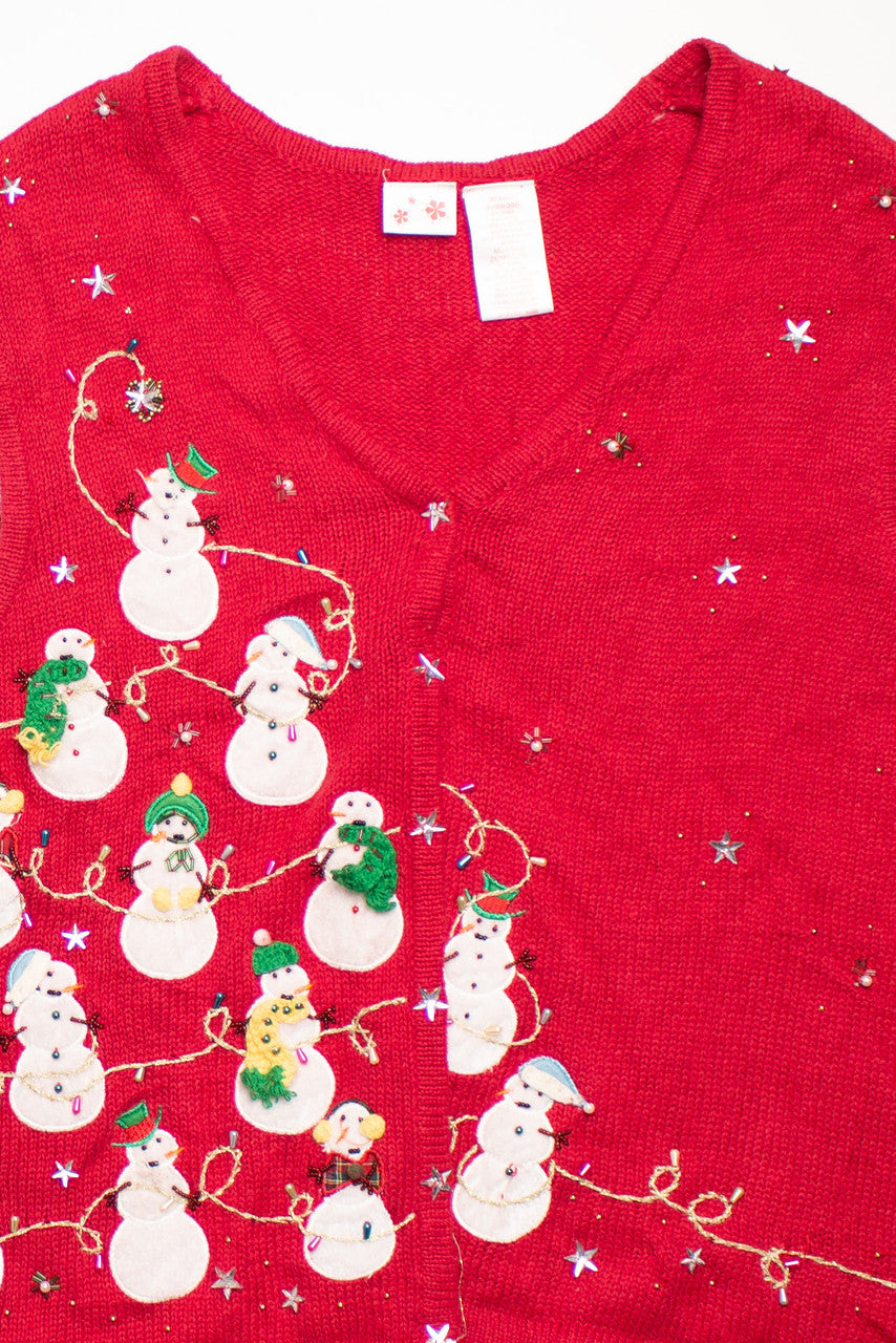 Red Ugly Christmas Vest 58713