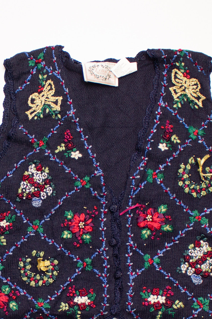 Blue Ugly Christmas Vest 58715