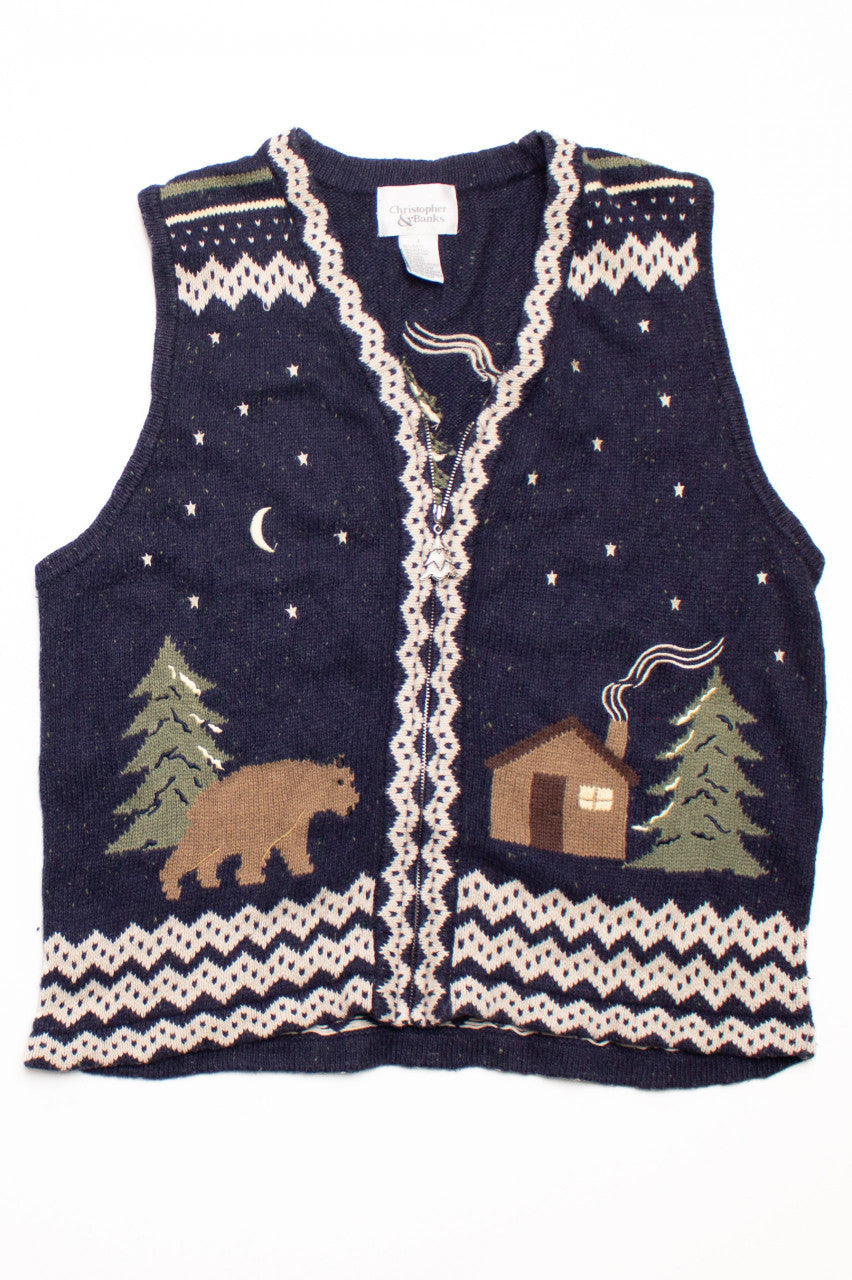 Blue Ugly Christmas Vest 58727