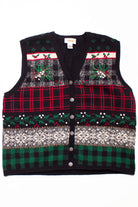 Black Ugly Christmas Vest 58729