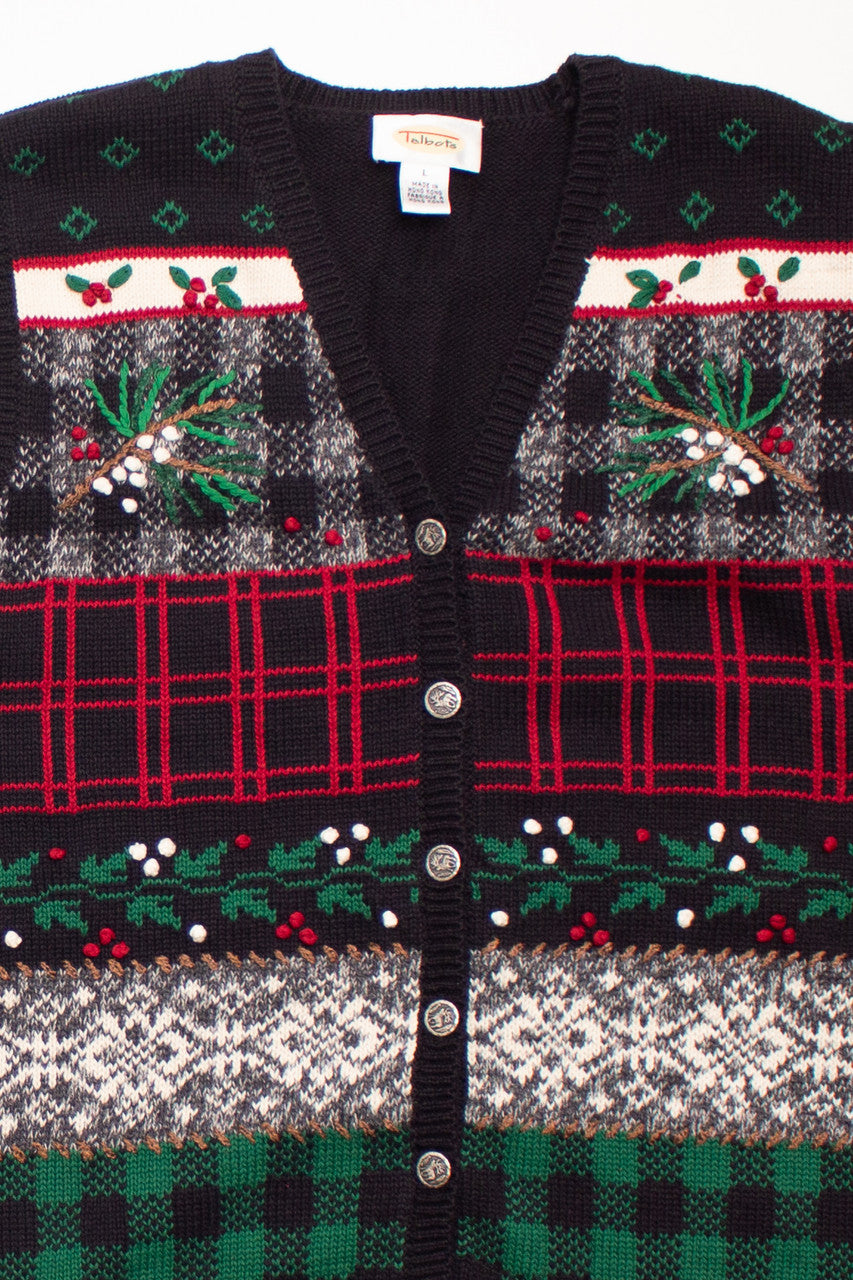 Black Ugly Christmas Vest 58729