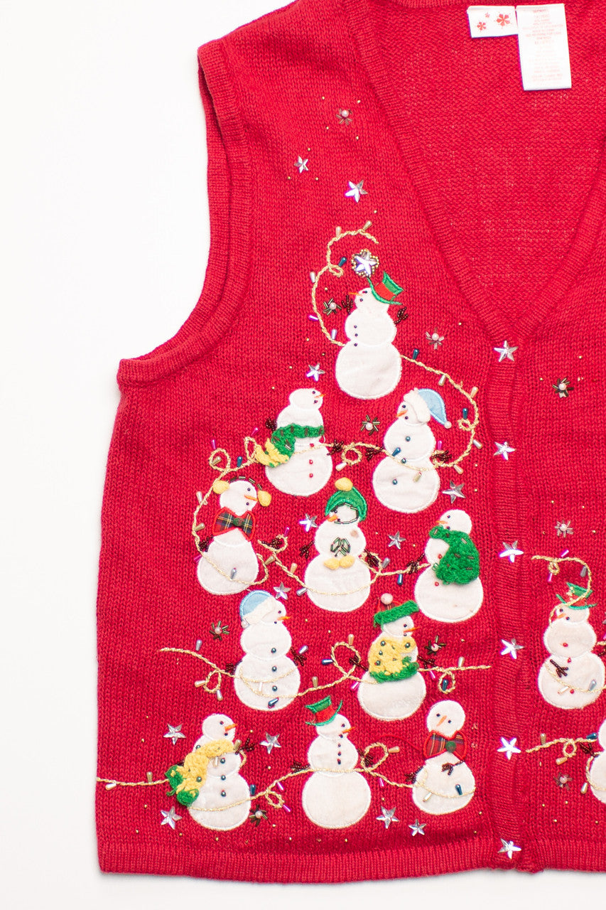 Red Ugly Christmas Vest 58731