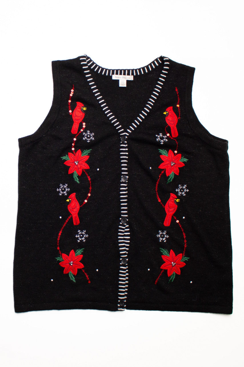 Black Ugly Christmas Vest 58732