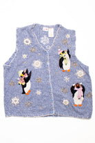 Blue Ugly Christmas Vest 58734
