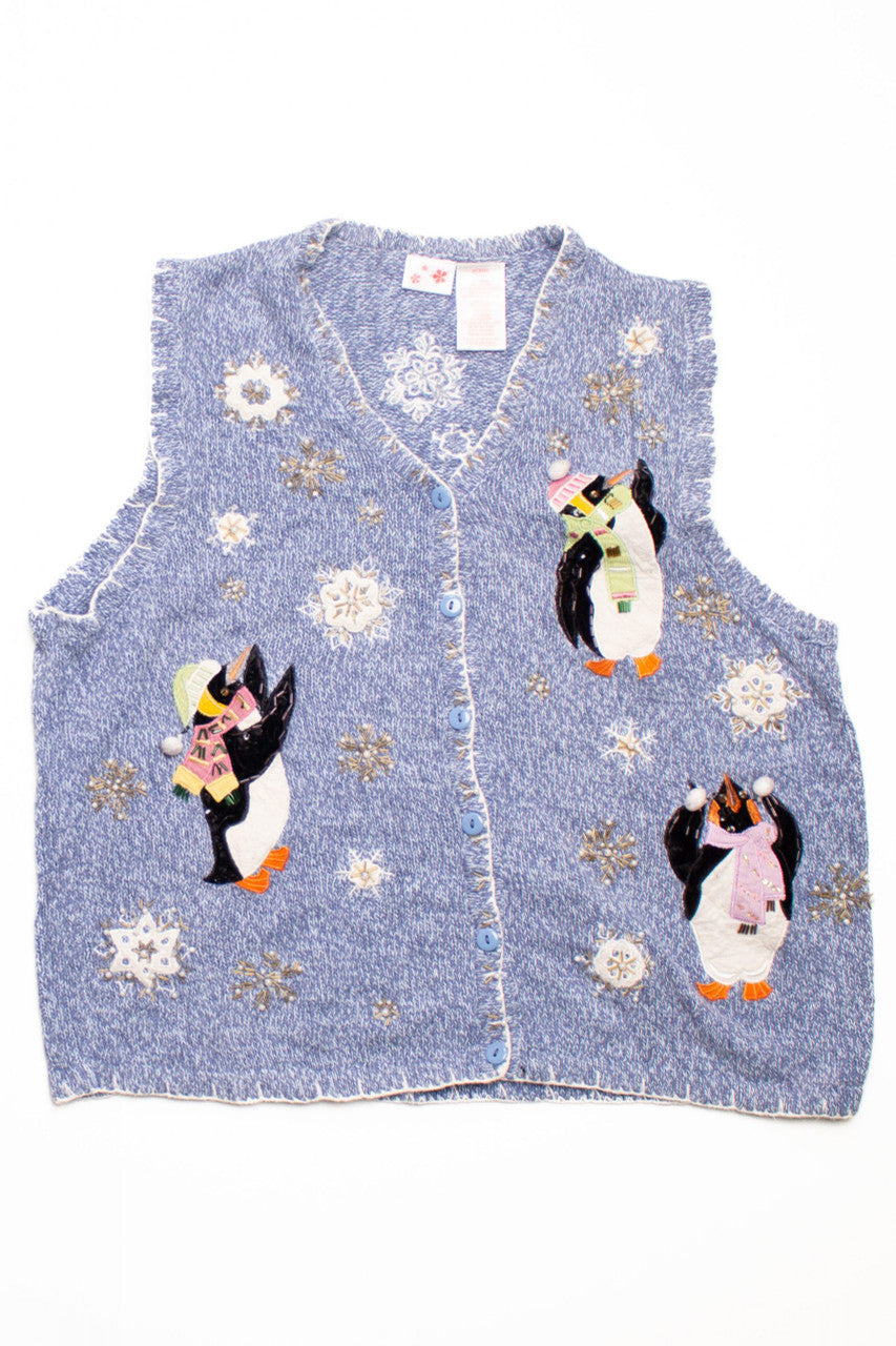 Blue Ugly Christmas Vest 58734