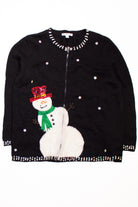 Black Ugly Christmas Cardigan 58735