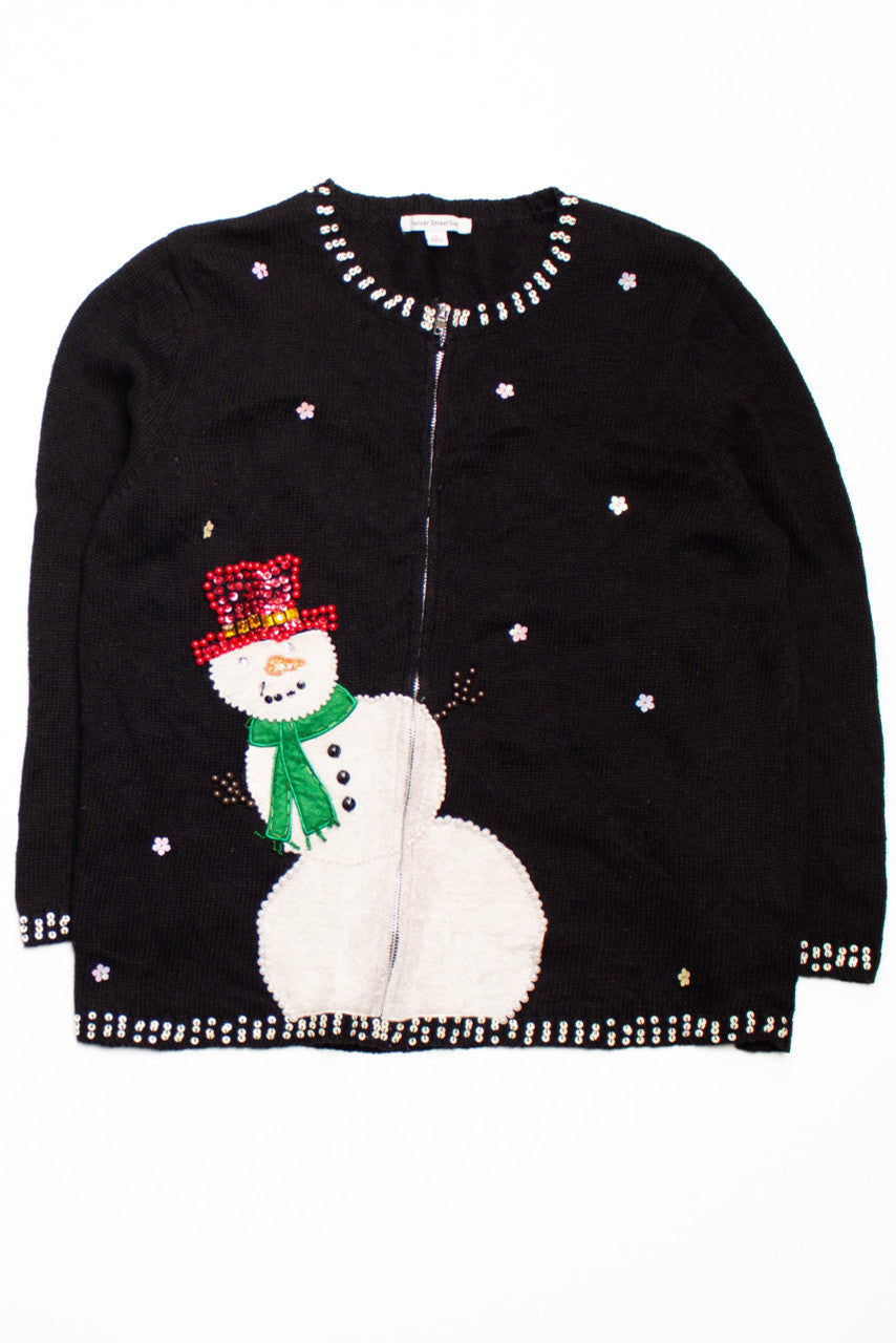 Black Ugly Christmas Cardigan 58735