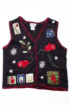 Black Ugly Christmas Vest 58736