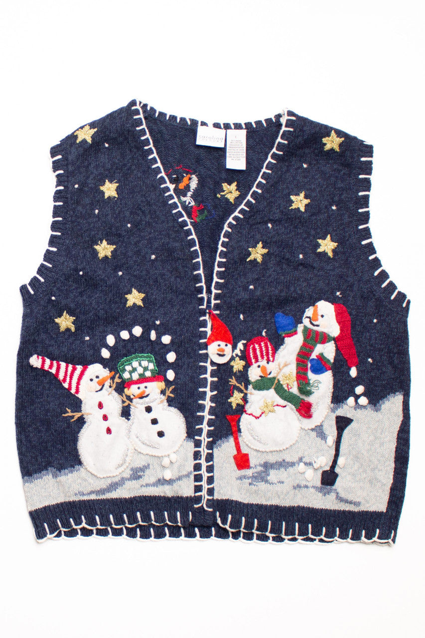 Blue Ugly Christmas Vest 58737