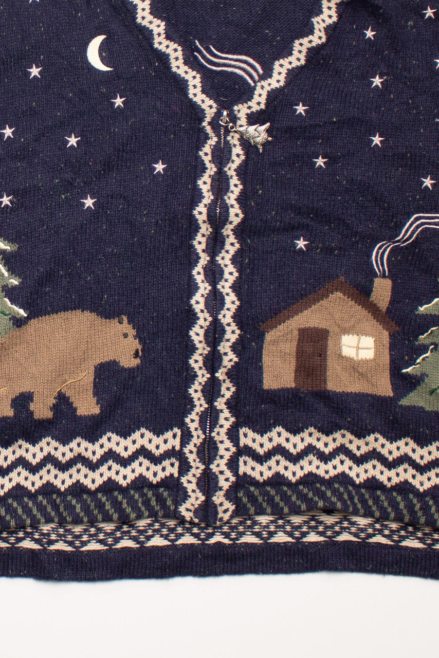 Blue Ugly Christmas Vest 58738