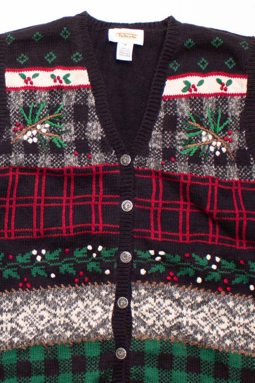 Black Ugly Christmas Vest 58743
