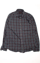 Vintage Black Brown Flannel Shirt (1990s)