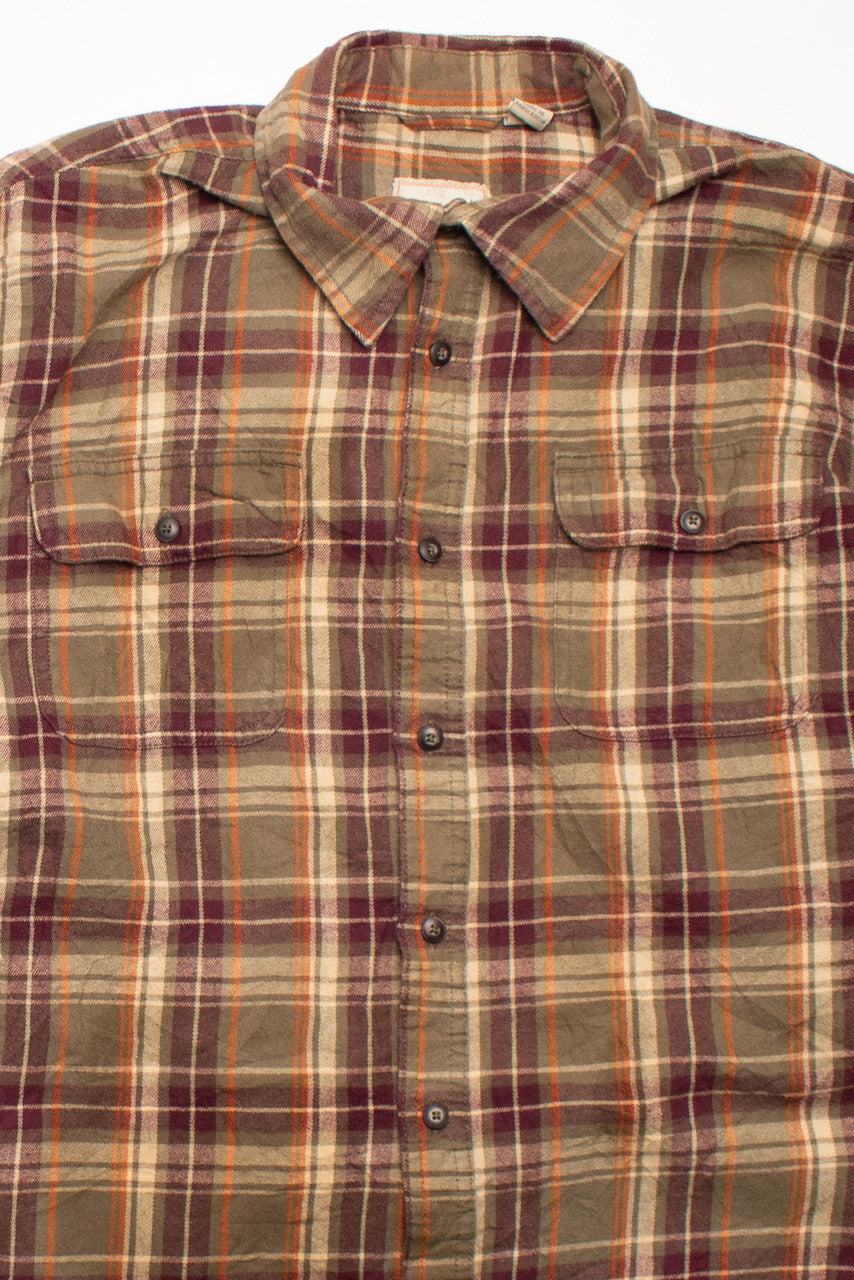 Vintage GH Bass Earth Flannel Shirt (1990s)