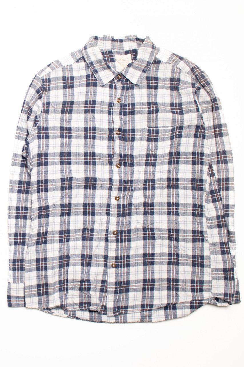 Vintage White Flannel Shirt (2000s)