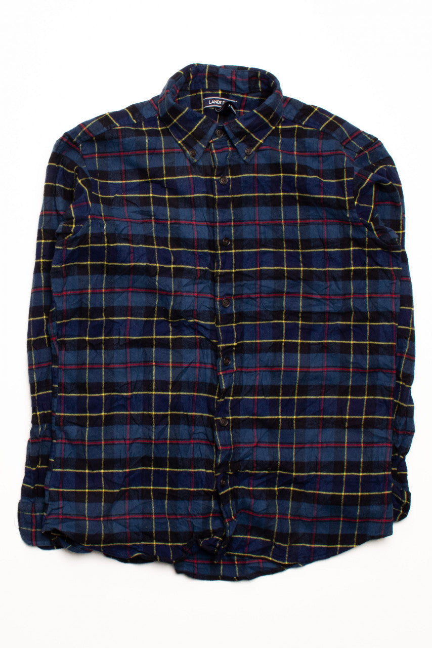 Vintage Lands End Flannel Shirt (2010s)