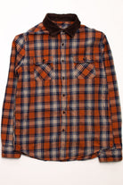 Vintage Orange  Flannel Shirt (1990s)