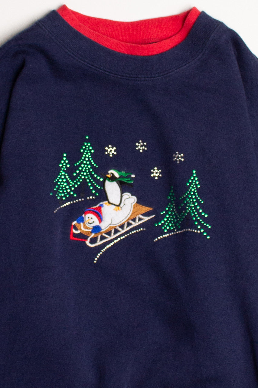 Blue Ugly Christmas Sweatshirt 58773