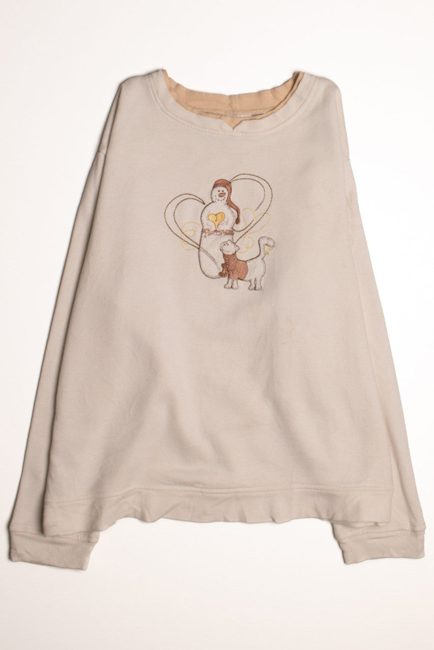 White Ugly Christmas Sweatshirt 58784