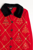 Red Ugly Christmas Cardigan 58794