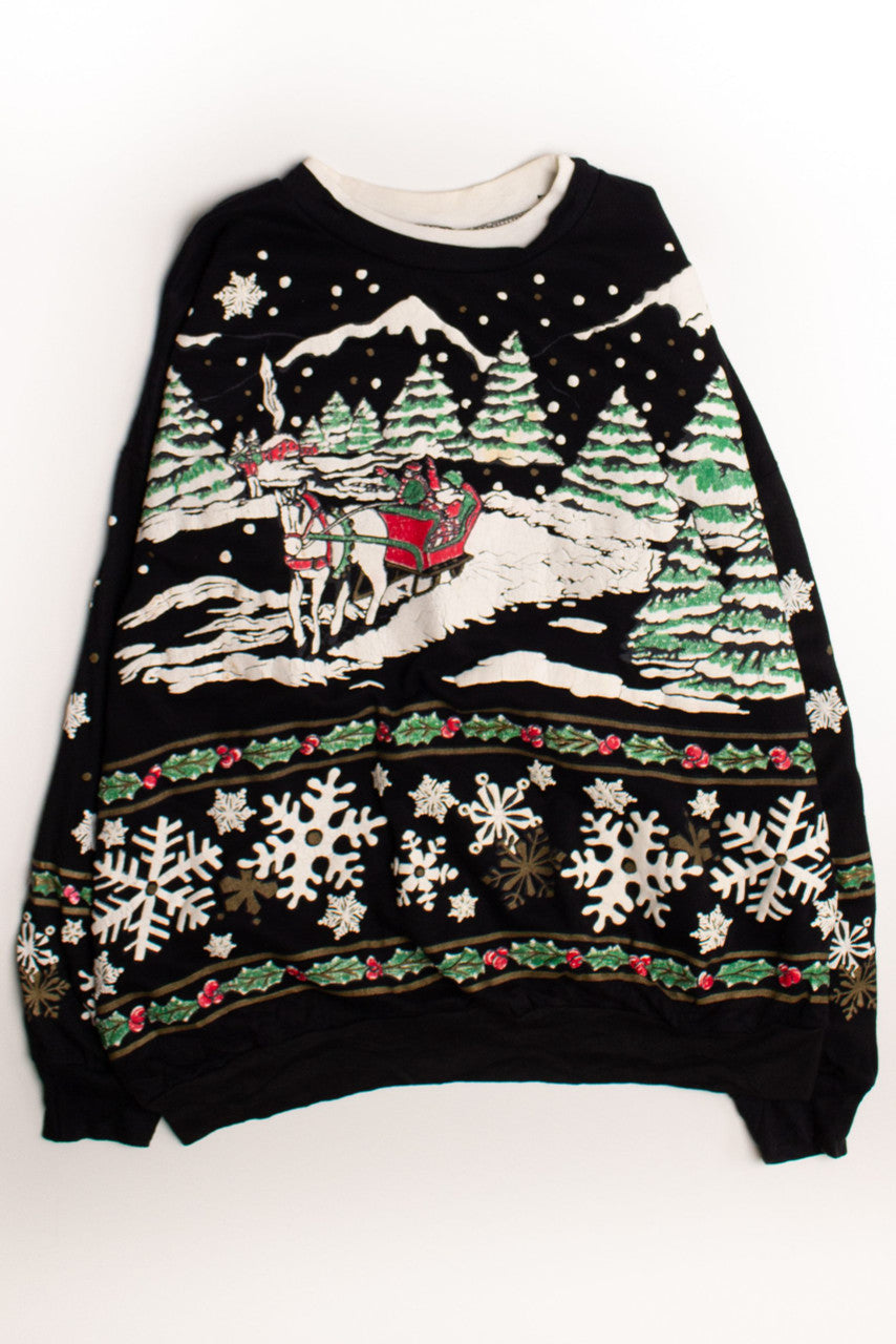 Black Ugly Christmas Sweatshirt 58824