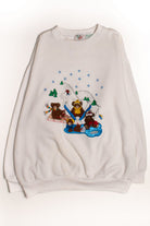 White Ugly Christmas Sweatshirt 58863